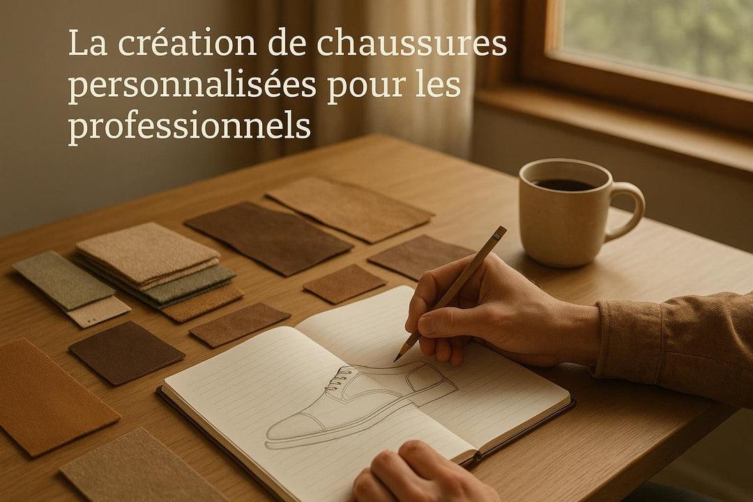 La création de chaussures personnalisées pour les professionnels.