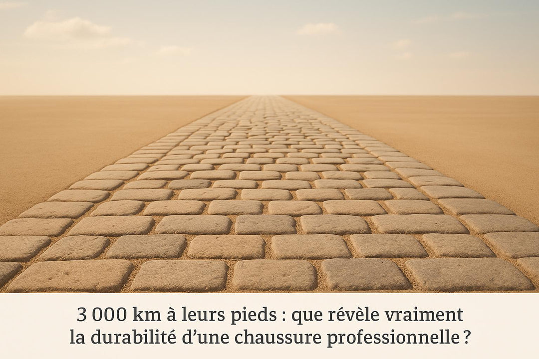 3 000 km à leurs pieds : que révèle vraiment la durabilité d’une chaussure professionnelle ?