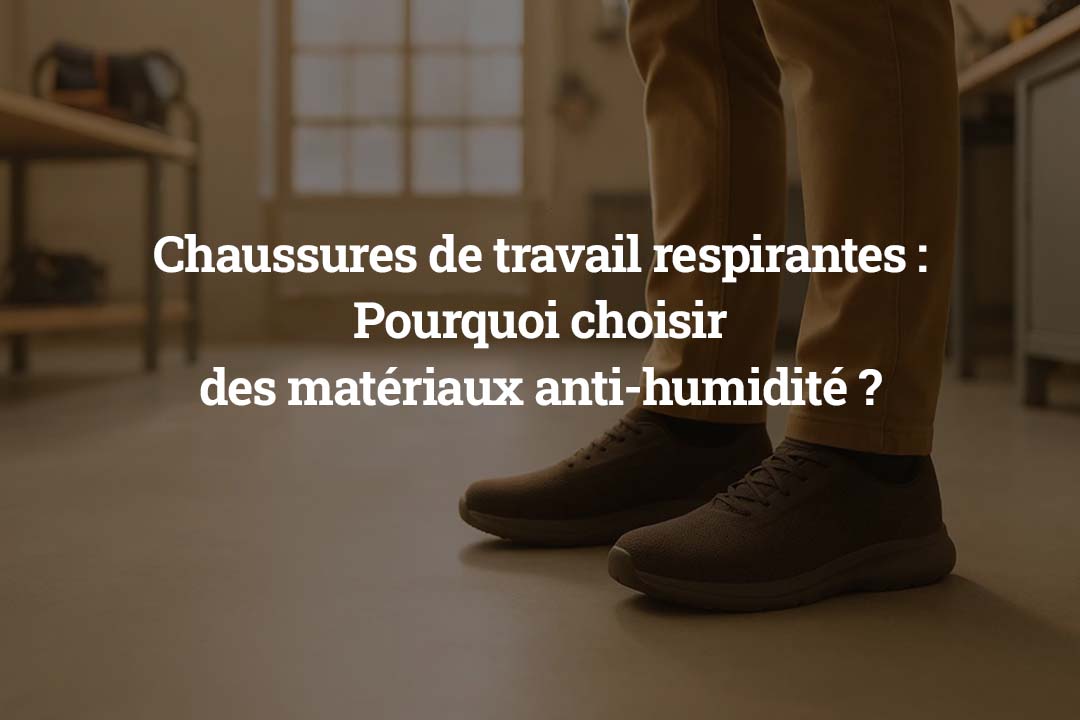 Chaussures de travail respirantes - pourquoi choisir des matériaux anti-humidité