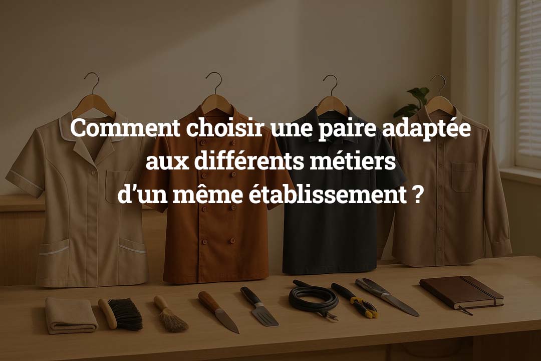 Comment choisir une paire adaptée aux différents métiers d’un même établissement