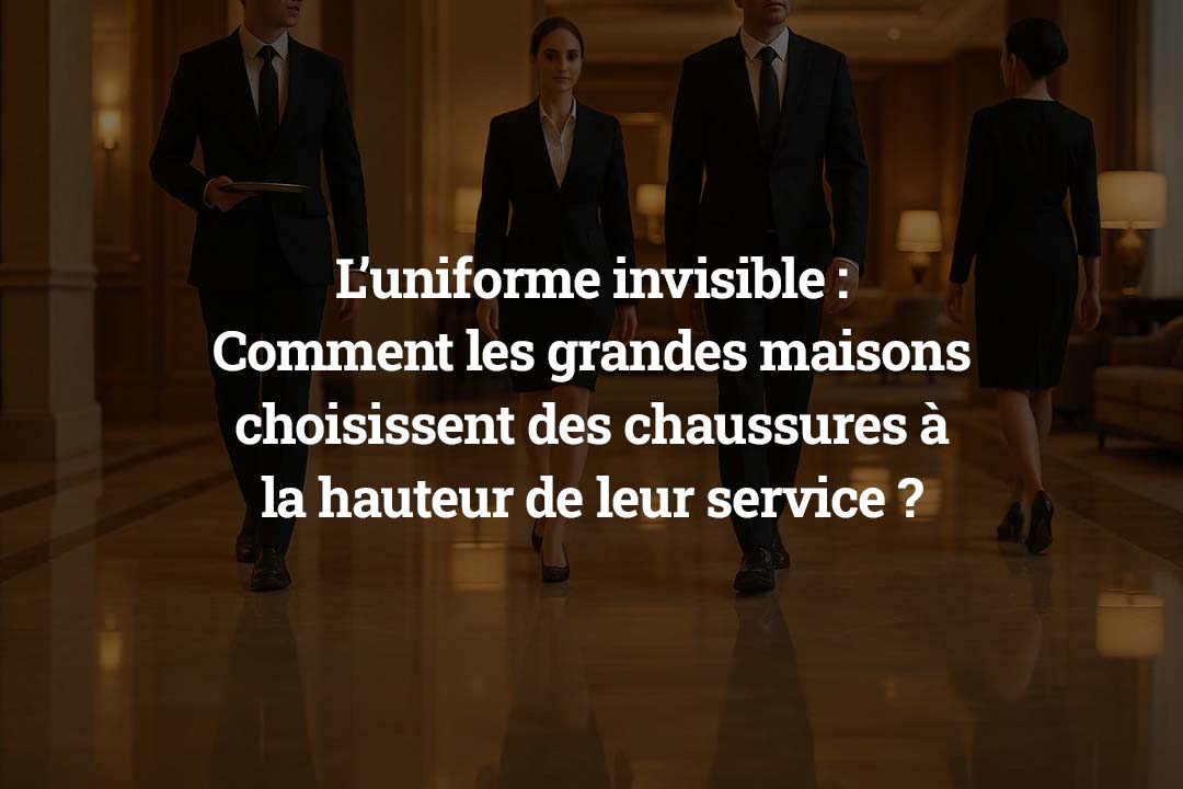 L’uniforme invisible - comment les grandes maisons choisissent des chaussures à la hauteur de leur service
