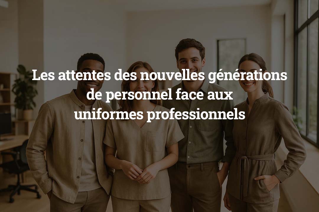 Les attentes des nouvelles générations de personnel face aux uniformes professionnels