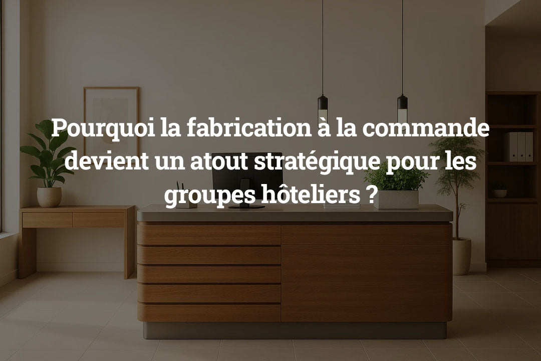 Pourquoi la fabrication à la commande devient un atout stratégique pour les groupes hôteliers