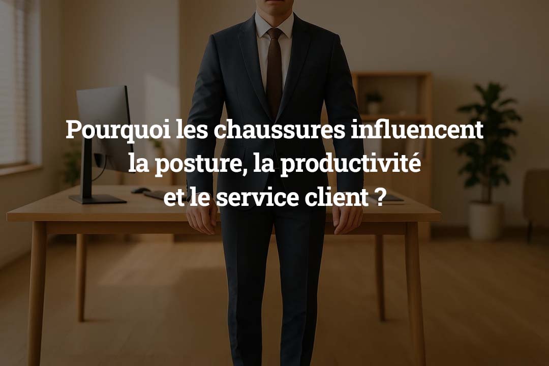 Pourquoi les chaussures influencent la posture, la productivité et le service client
