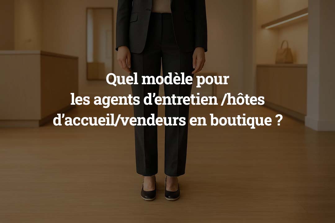 Quel modèle pour les agents d’entretien _ hôtes d’accueil _ vendeurs en boutique