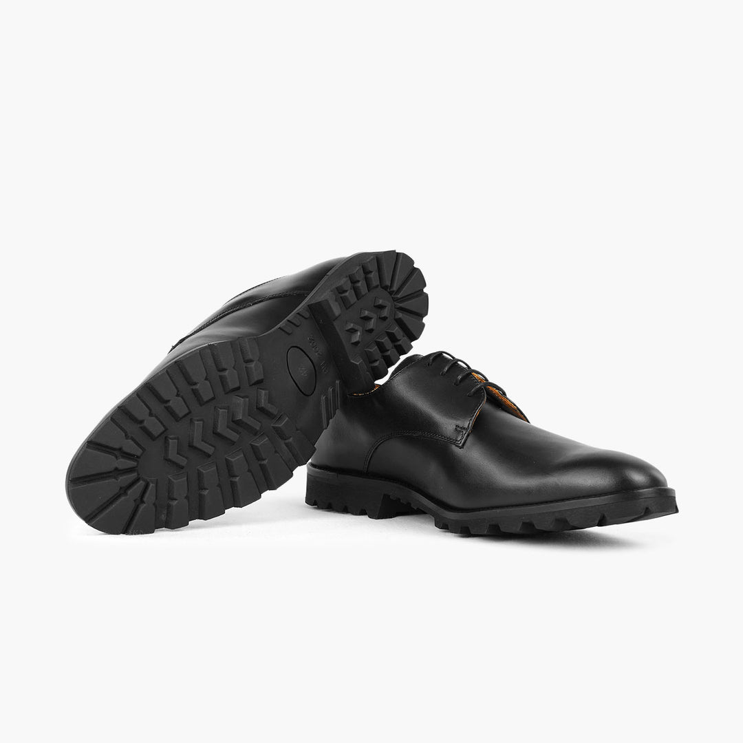 Derby homme noir sra confort