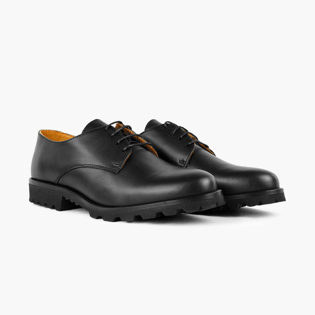 Derby femme noir sra confortable
